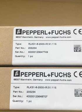 RLK31-8-2500-IR/31/115倍加福漫反射型光电传感器 货号:205234