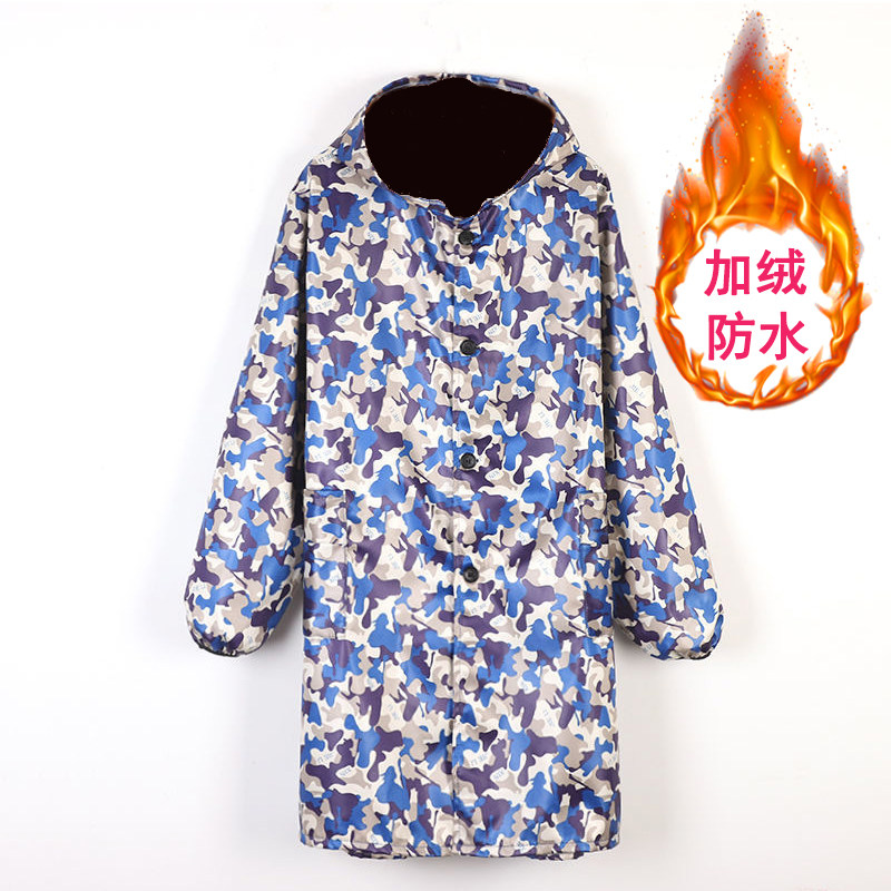 防水加绒连帽加厚中长款宽松男女士棉罩衣围裙大褂长袖护衣工作服,男装,工装制服,淘宝优惠券,粉丝福利购,淘宝优惠卷