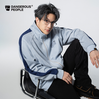 薛之谦dsp小眼睛刺绣开衫卫衣