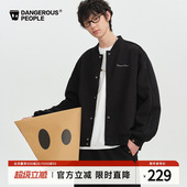 Dangerouspeople薛之谦dsp春季 户外情侣棒球夹克宽松百搭潮牌外套