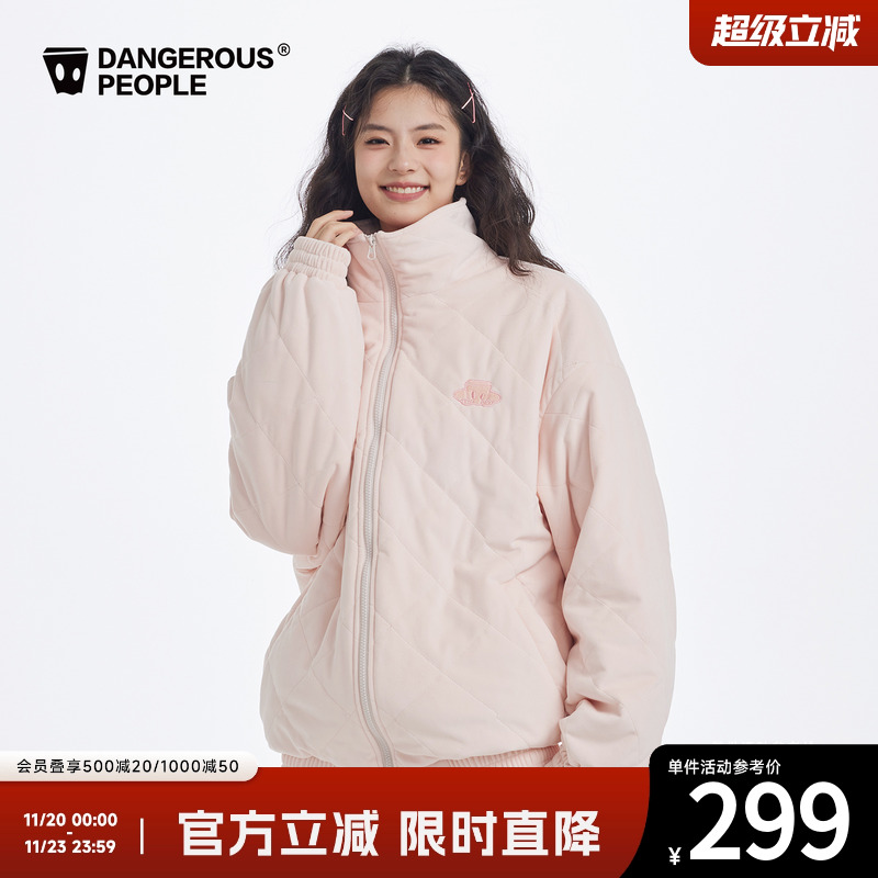 薛之谦dsp丝绒菱形绗棉棉衣夹克