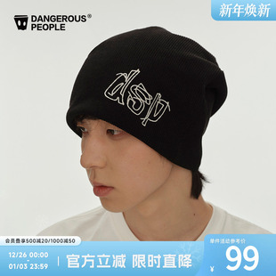 Dangerouspeople薛之谦dsp潮酷百搭纯色时尚 刺绣显脸小堆堆冷帽