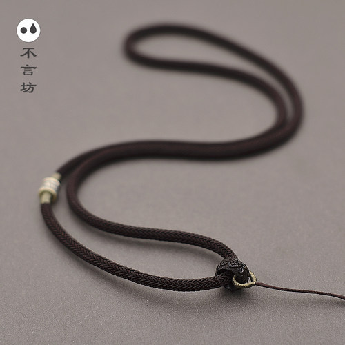 吊坠挂绳简约百搭粗款固定长度
