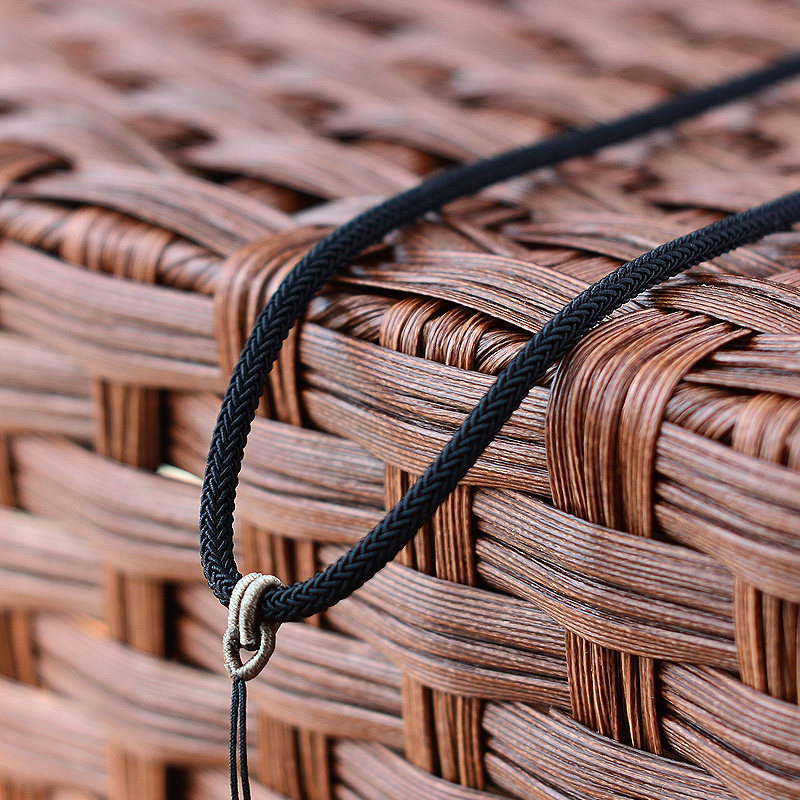 高档吊坠挂绳锁骨链短款玉石翡翠玉佛吊坠绳平安扣挂脖玉佩配绳子