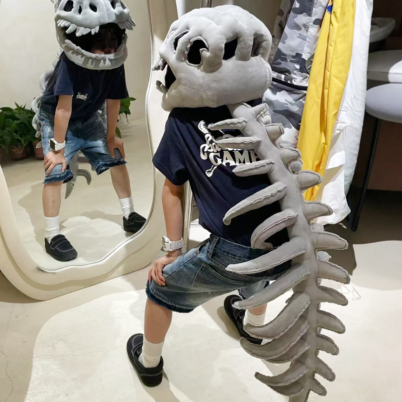 【鹿晗同款】恐龙骨架头套外骨骼