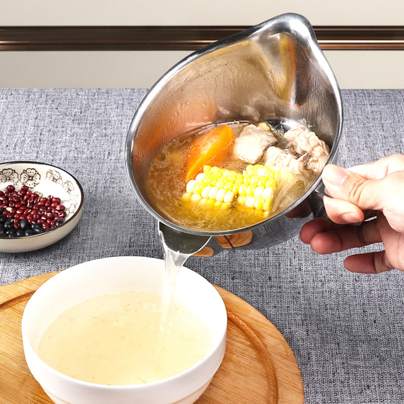 304不锈钢隔油器喝汤家用去油沥油大容量汤壶汤水分离器厨房滤油