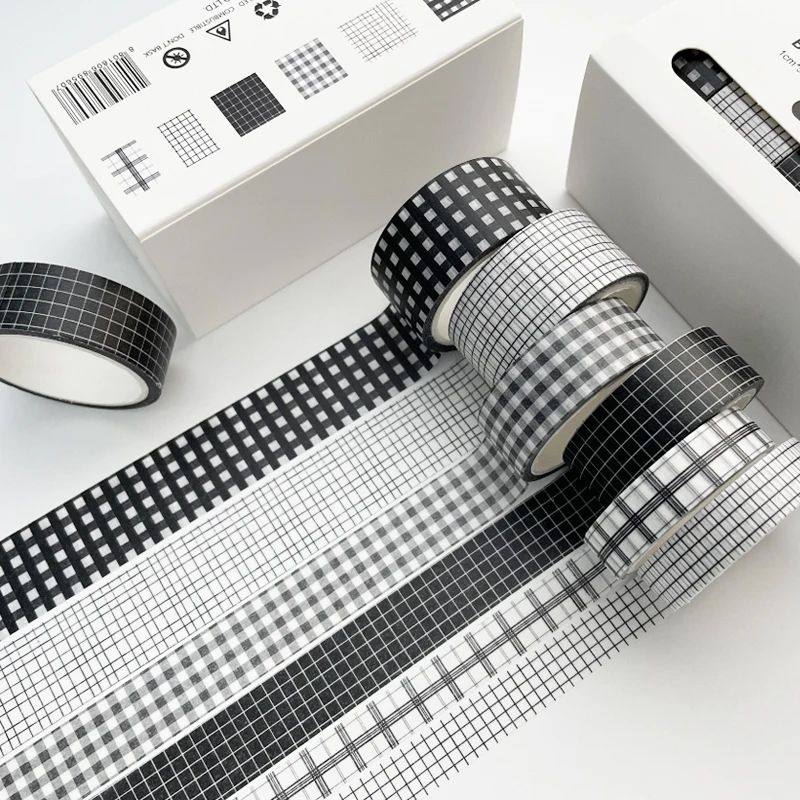 Grid Washi Tape Set Japanese Paper Masking Adhesive - Product image 5