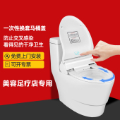 自动换套马桶盖转转宝一次性电动更换马桶圈塑料袋智能换膜加热
