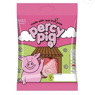 澳洲直邮 M&S MS Percy Pig 来自UK的玛莎猪猪果味软糖 170g