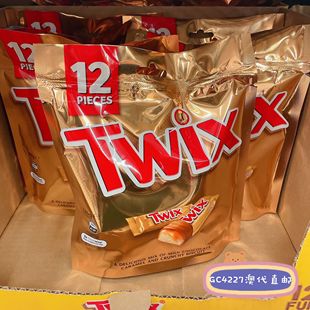 澳洲代购直邮进口零食Mars牛奶焦糖夹心Twix巧克力棒11条独立159g