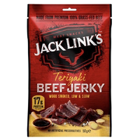 Australian direct mail Jack Links New Zealand-made high-protein teriyaki grilled dried beef jerky 50g thumbnail 2