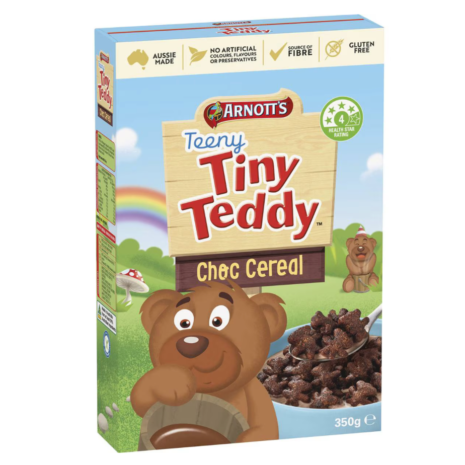 澳洲代购直邮arnotts 雅乐思 Teeny Tiny Teddy 泰迪熊麦片 350g