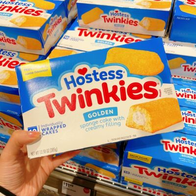 澳洲代购直邮Hostess美国制造Twinkies奶油/巧克力心海绵蛋糕385g