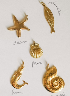 Alhaja西班牙小众项链复古吊坠精致高级感锁骨链珍珠星星吊坠