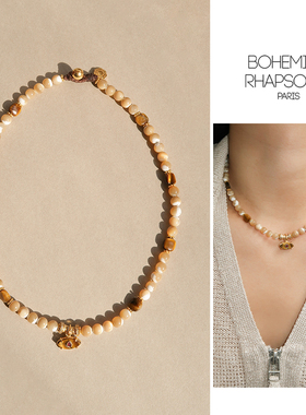 BohemianRhapsodie珍珠贝母项链