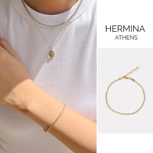 HerminaAthensSylvia圆钻手链