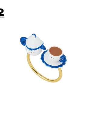 N2 by Les Nereides圣诞物语系列 不对称茶壶 可调节戒指