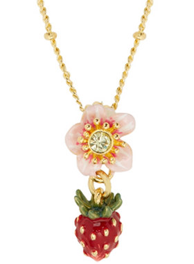 Les Nereides四季浆果系列 小草莓 项链时尚气质简约百搭款锁骨链