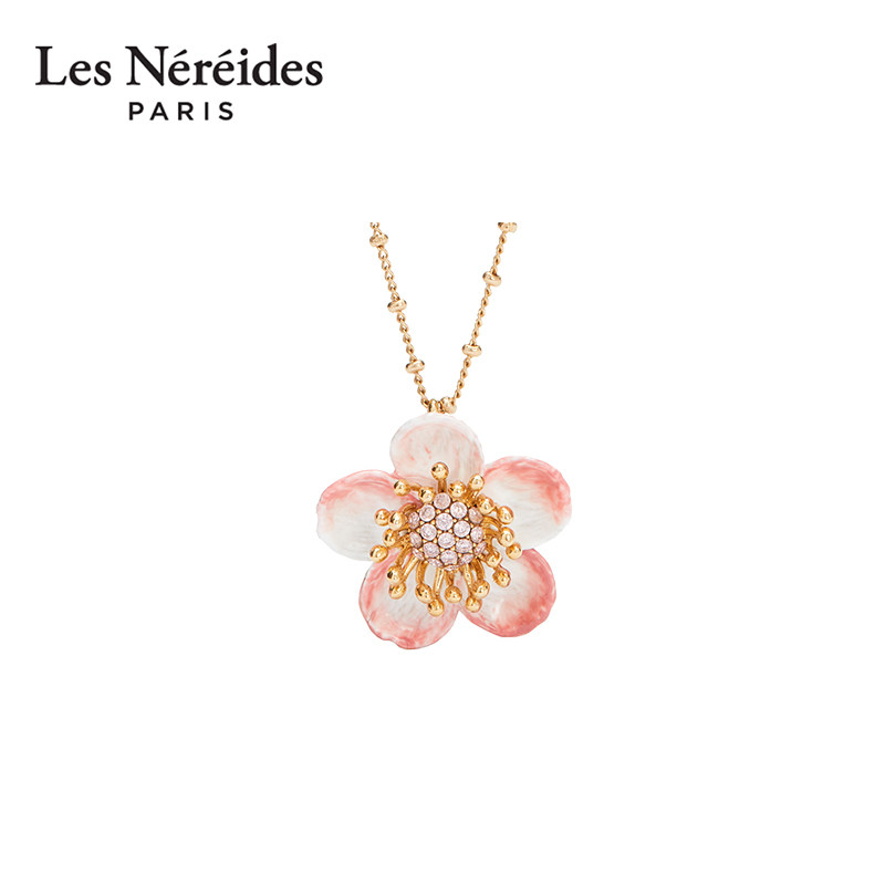 Les Nereides果色物语系列 苹果花 项链 简约气质设计感锁骨链