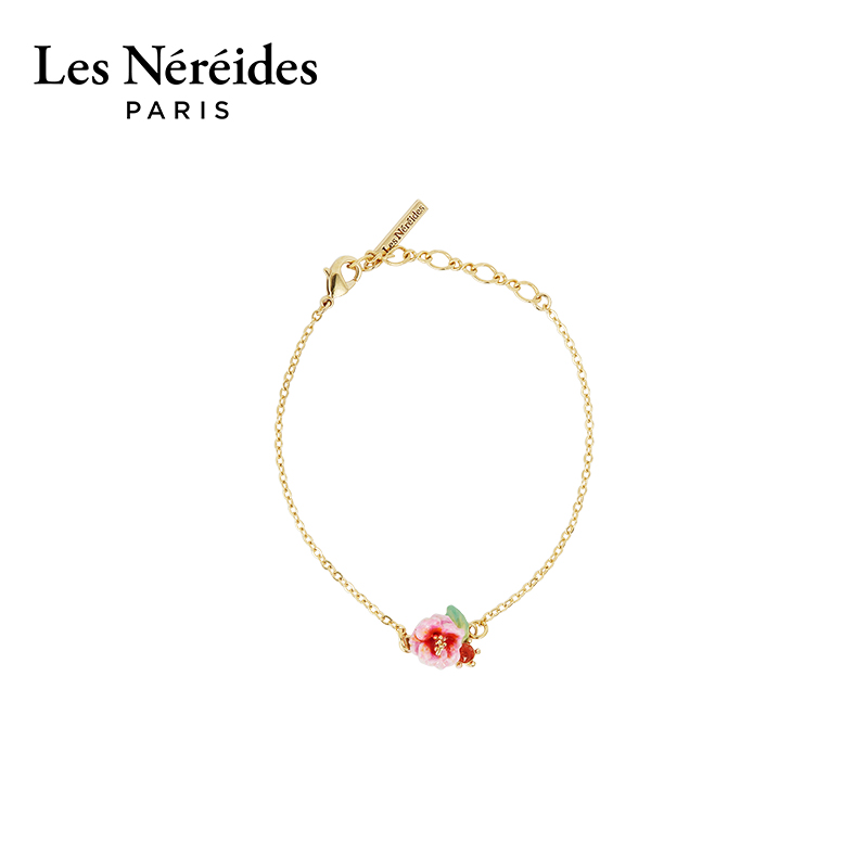 Les Nereides霍滕斯花园系列 粉色绣球花 手链