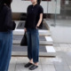 短袖 新款 t恤polo衫 宽松牛仔裤 女 日系george 时尚 melis夏季