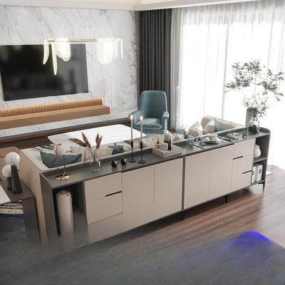 沙发后面的靠柜横厅靠背柜客厅隔断柜后背靠山柜长条桌餐边柜