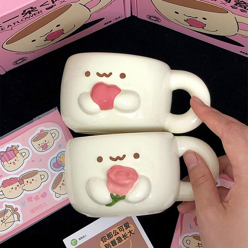 圣诞节新年生日礼物女生送女友朋友的实用高级感表白杯子一对浪漫