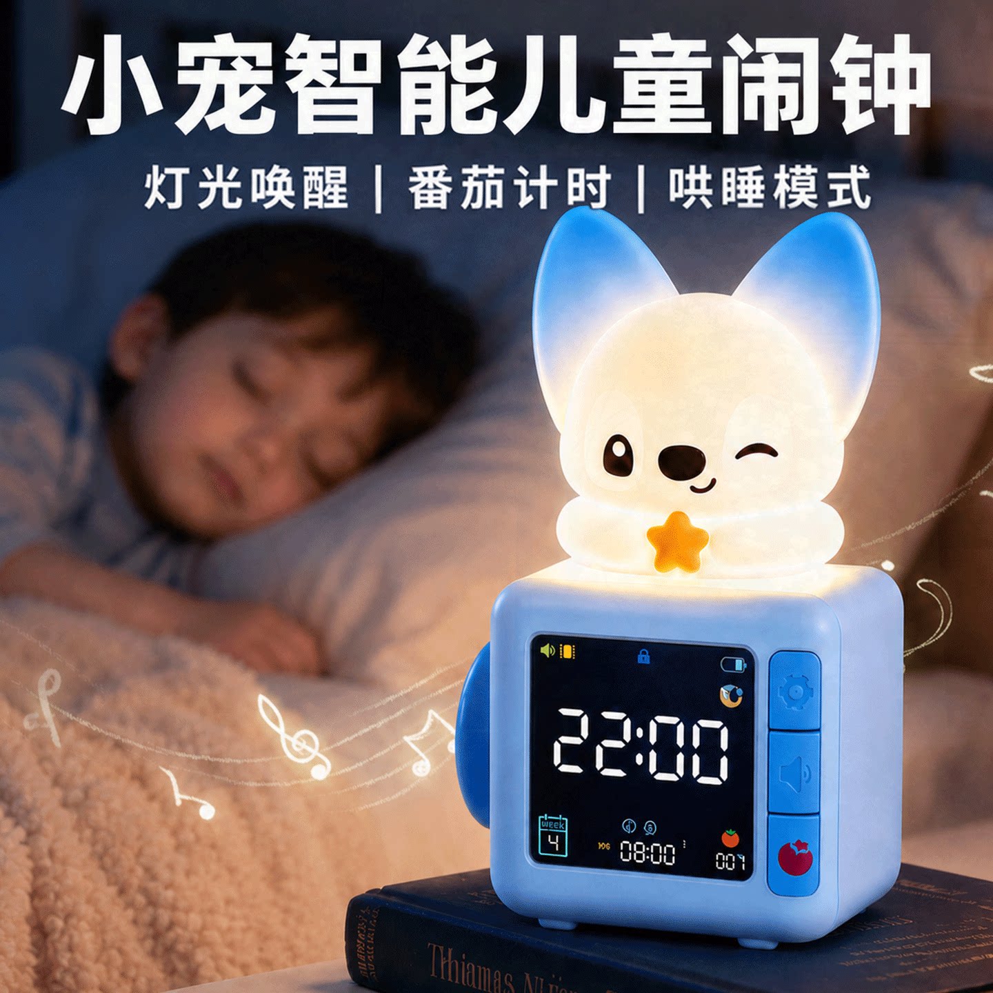 可爱卡通款闹钟开学入学送小学生