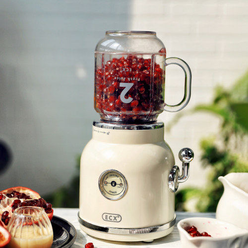 复古水果榨汁机送女生朋友的礼物