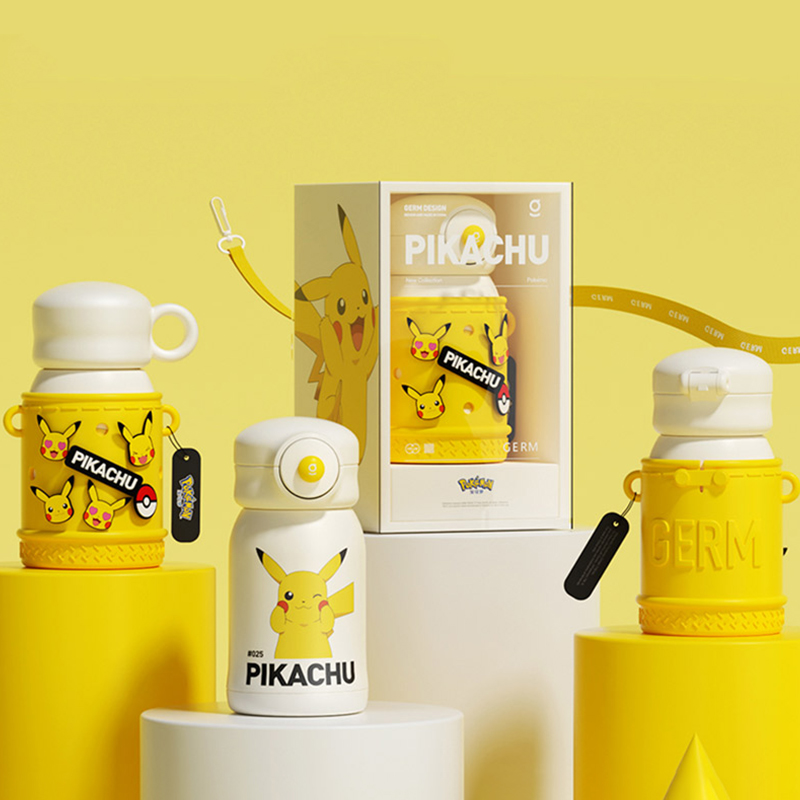 germ宝可梦联名儿童保温杯幼儿园