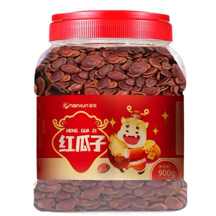 涵坤优选级红瓜子桶装炒货茶配零食年货休闲零食桶装