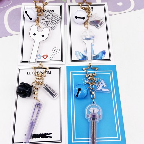 钥匙扣挂件seventeen亚克力