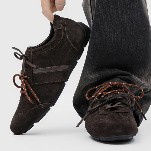 复古德训鞋男女款2026新款秋春平底复古板鞋运动鞋休闲鞋子大码46