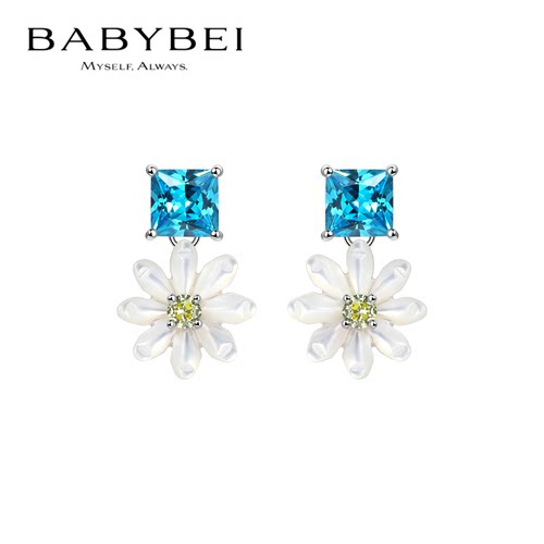 BABYBEI初贝春日花舞耳坠耳饰