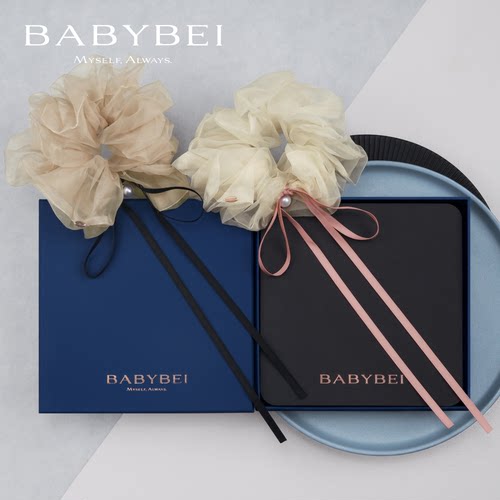 BABYBEI初贝纱纱珍珠超大肠发圈