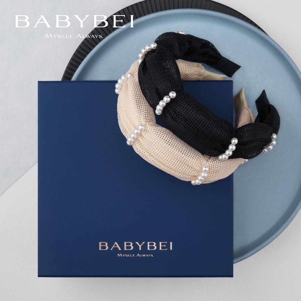 BABYBEI初贝洞洞珍珠宽版发箍