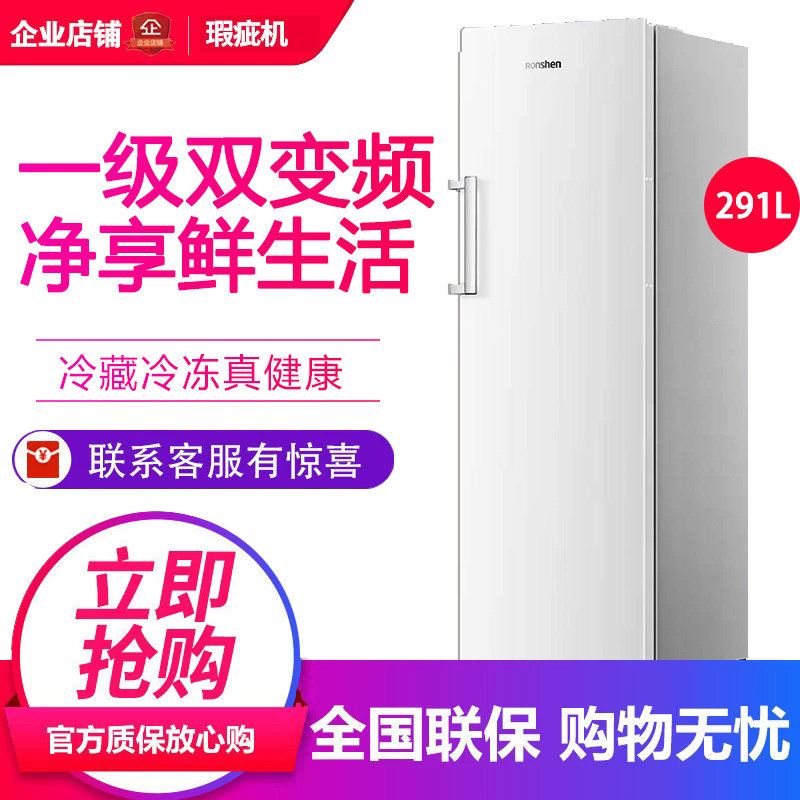 容声大冰象BD-291E30LNLAD立式冰柜家用小型单门小冰箱等级机