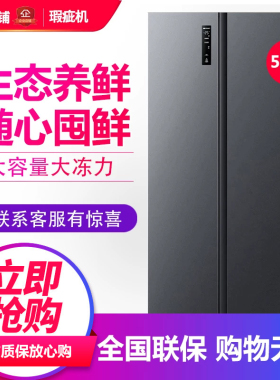 容声 BCD-553WD12HP一级双变频对开门冰箱风冷无霜离子抗菌等级机