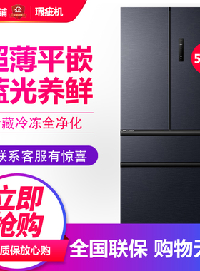 容声BCD-502WD2MPQ法式多门超薄零嵌入式冰箱家用一级能效等级机