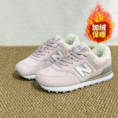 新百伦加绒加厚运动休闲跑鞋