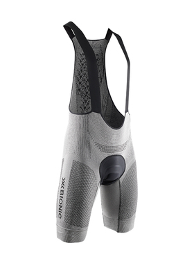 X-BIONIC 银狐4.0骑行背带裤(衬垫版)男 专业高强度训练服B24S20M