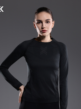 X-BIONIC XCEED舒跑女士长袖上衣 秋冬日常跑步运动控温排汗保暖
