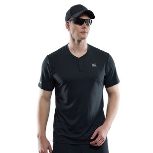X-BIONIC 旷野风岚亨利领短袖T恤 速干防晒抗菌轻量排汗商务休闲