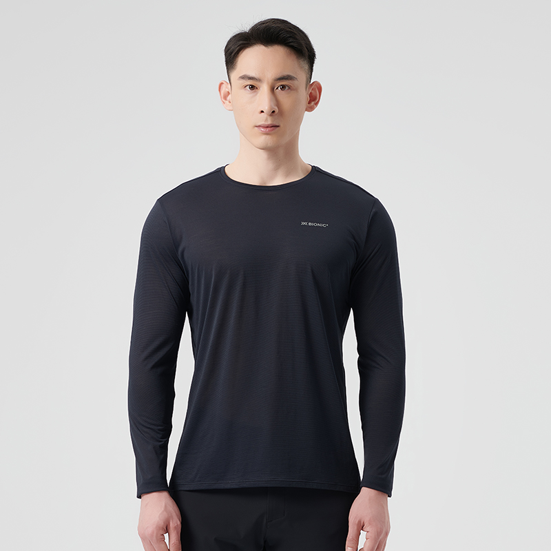 X-BIONIC 银河星云羊毛轻量长袖T恤男 舒适透气柔软亲肤卫衣