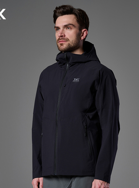X-BIONIC 旷野隐者中量男款连帽夹克 四季商务户外防风拒水外套