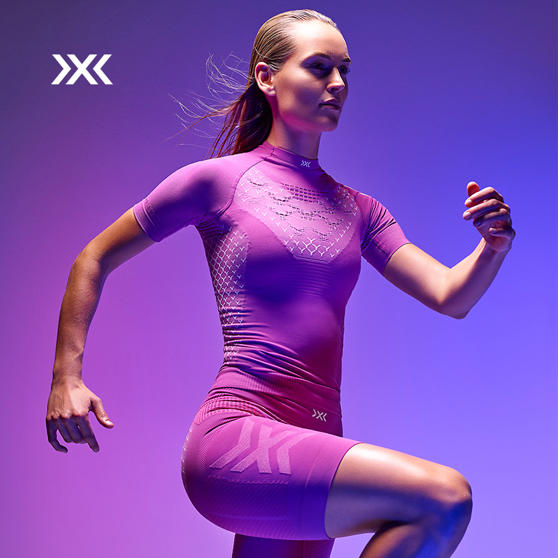 倍能女子紧身服马拉松长跑压缩衣