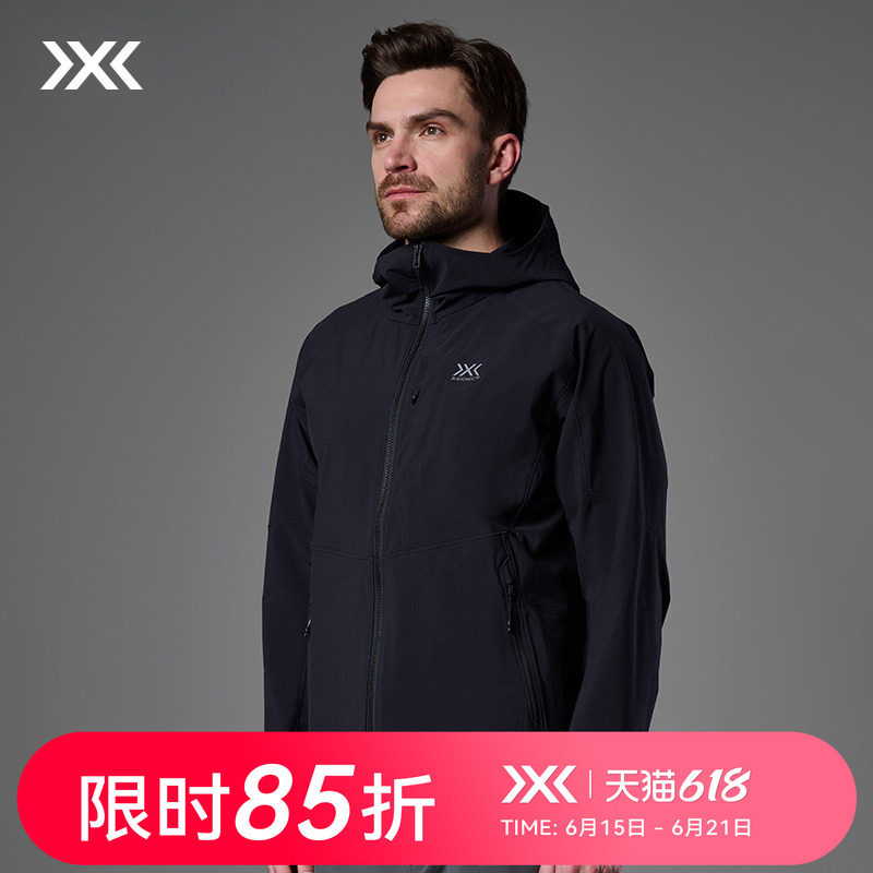 X-BIONIC男软壳衣四面弹拒水耐磨
