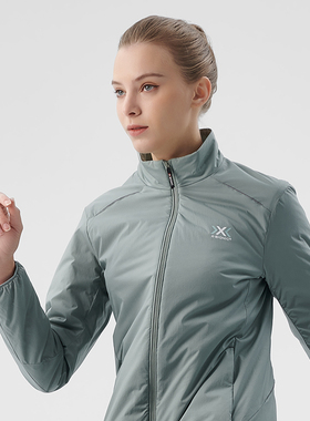 X-BIONIC 海狸超轻立领棉服 女秋冬运动户外保暖外套金标P棉22748