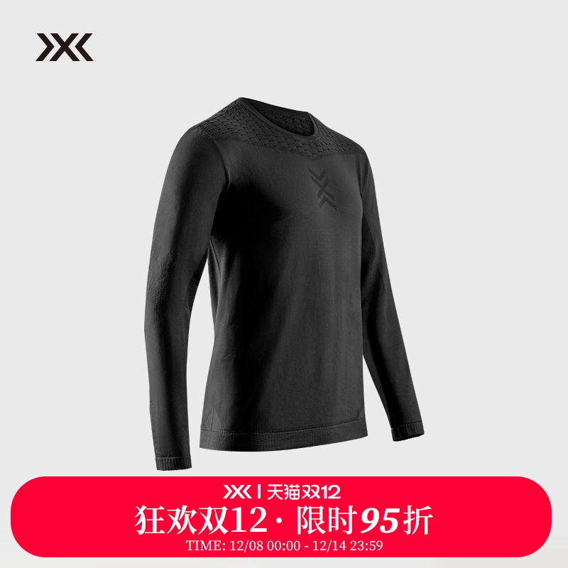 X-BIONIC X-ENTIAL女士长袖上衣圆领控温透气舒适宽松训练t恤