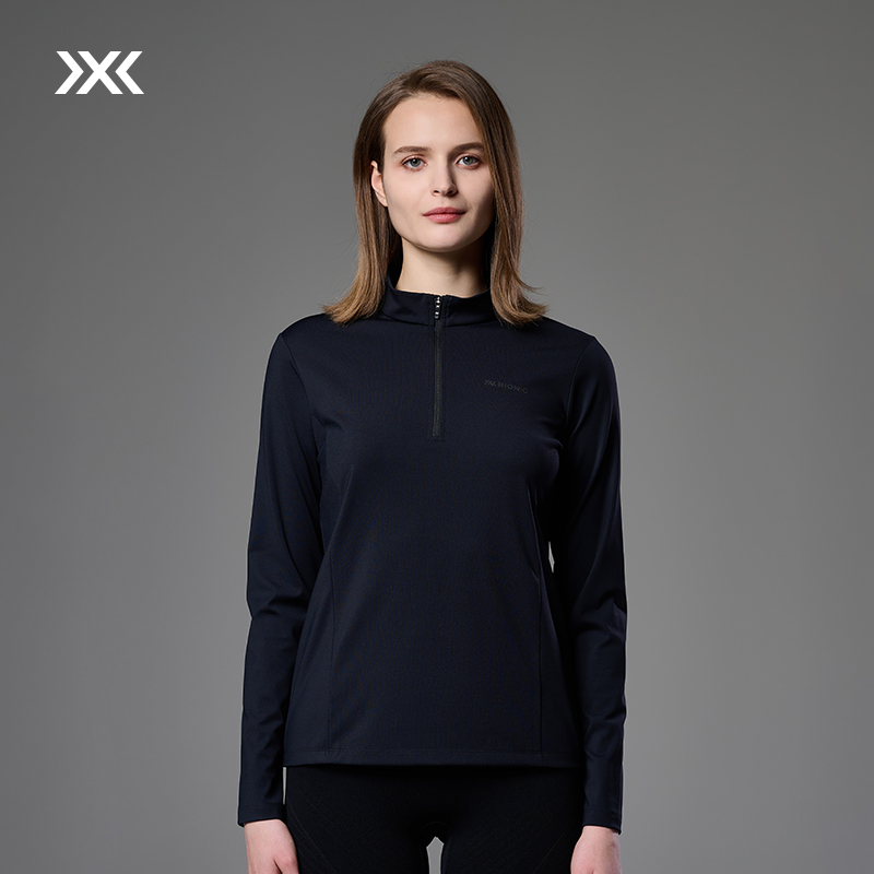 X-BIONIC 橡树高尔夫半开领长袖衫 柔软透气散热商务日常运动长袖